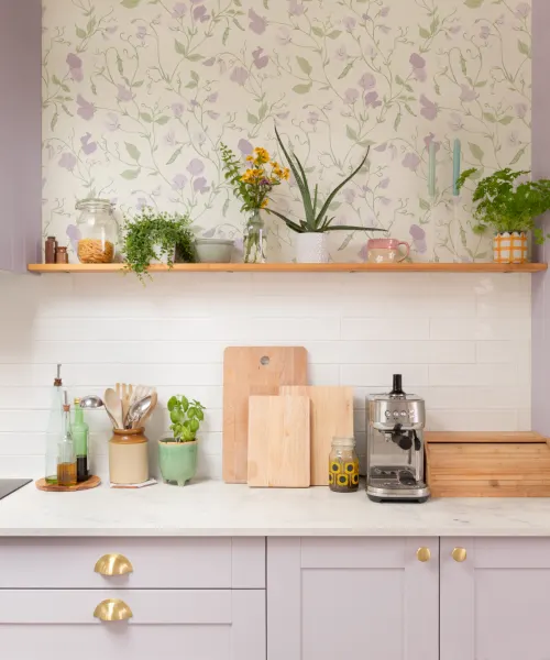 Idee di carta da parati per la cucina per ogni stile di interni