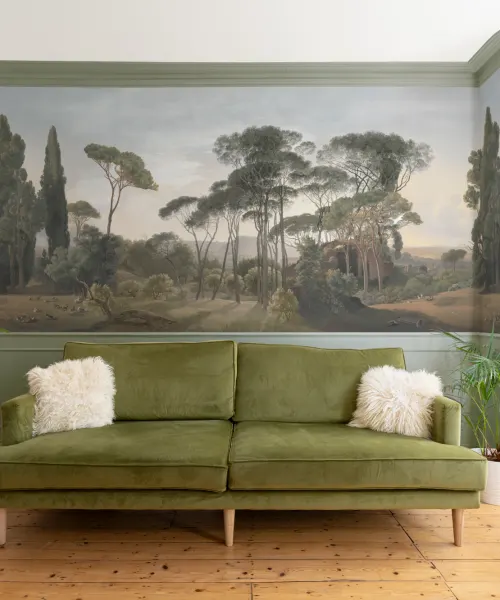 Carta da parati panoramica: Creare l'illusione di una stanza più grande